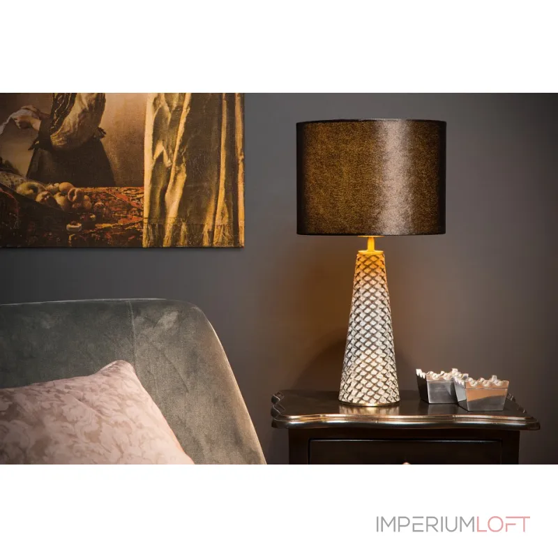 Настольная лампа декоративная Lucide Extravaganza Velvet 10501/81/30 Цвет плафонов черный Цвет арматуры серый от ImperiumLoft Настольная лампа декоративная Lucide Extravaganza Velvet 10501/81/30 Цвет плафонов черный Цвет арматуры серый от ImperiumLoft