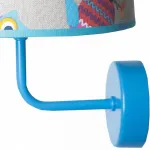 Бра TopDecor Happy Happy A3 18 99gb Цвет арматуры голубой Цвет плафонов серый от ImperiumLoft