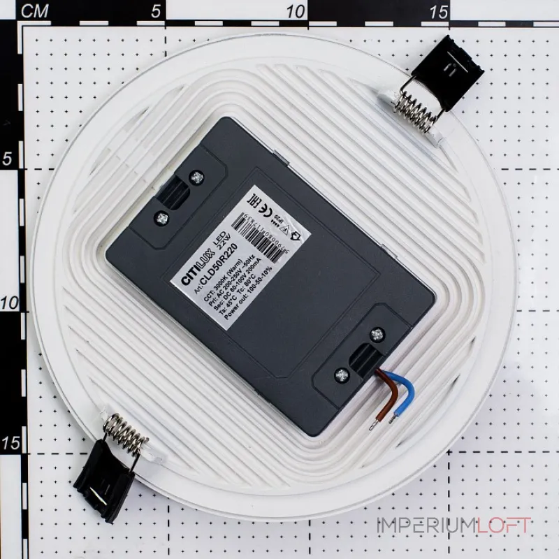 Встраиваемый светильник Citilux Омега CLD50R220N Цвет плафонов белый Цвет арматуры белый от ImperiumLoft Встраиваемый светильник Citilux Омега CLD50R220N Цвет плафонов белый Цвет арматуры белый от ImperiumLoft