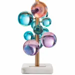 Настольная лампа декоративная Lucia Tucci Tous TOUS T1690.1 Цвет плафонов золото Цвет арматуры разноцветный от ImperiumLoft