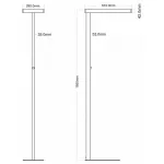 Торшер Deko-Light Office 343016 Цвет арматуры серебро Цвет плафонов серебро от ImperiumLoft