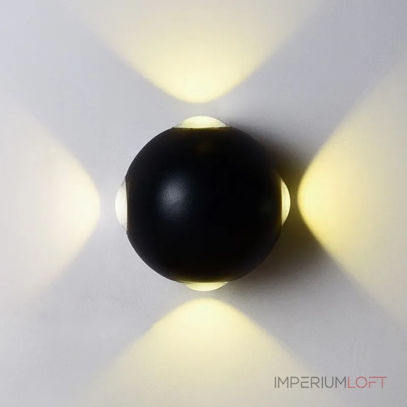 Накладной светильник Ambrella Sota 4 FW135 Цвет арматуры черный Цвет плафонов черный от ImperiumLoft