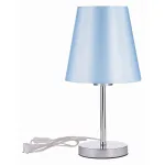 Настольная лампа декоративная EVOLUCE Peramone SLE105614-01 Цвет арматуры хром Цвет плафонов голубой от ImperiumLoft