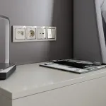 Розетка влагозащищенная с заземлением без рамки Werkel Слоновая кость W1171103 от ImperiumLoft