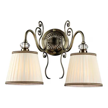 Бра Maytoni Vintage ARM420-02-R Цвет арматуры бронза Цвет плафонов белый