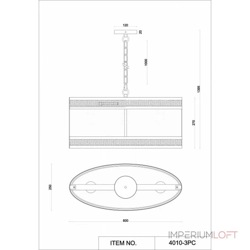 Подвесной светильник Favourite Exortivus 4010-3PC