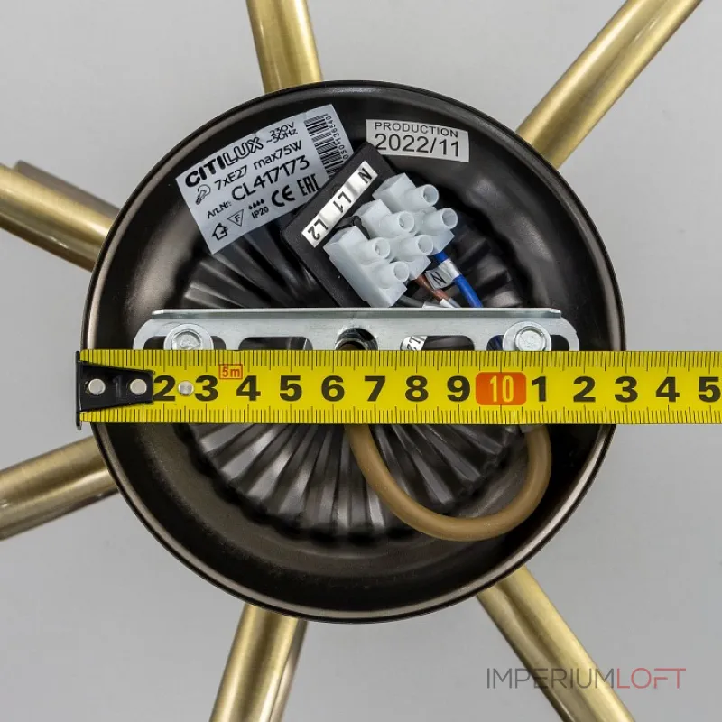 Потолочная люстра Citilux Франческа CL417173 Потолочная люстра Citilux Франческа CL417173