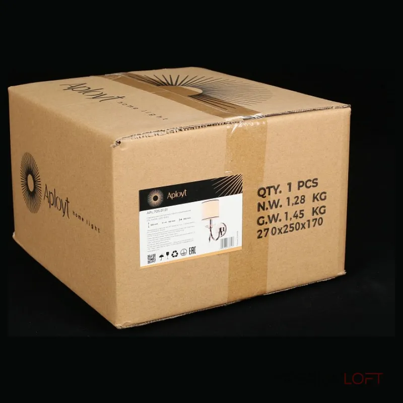 Бра Aployt Hadrinn APL.705.01.01 Цвет арматуры хром Цвет плафонов кремовый от ImperiumLoft Бра Aployt Hadrinn APL.705.01.01 Цвет арматуры хром Цвет плафонов кремовый от ImperiumLoft