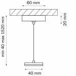 Подвес для трека Lightstar Teta 505176 от ImperiumLoft