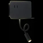 Бра ST-Luce Pinaggio SL1576.401.02 Цвет арматуры черный Цвет плафонов черный от ImperiumLoft