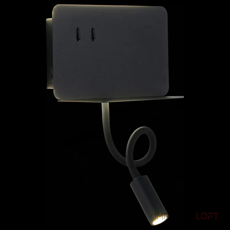 Бра ST-Luce Pinaggio SL1576.401.02 Цвет арматуры черный Цвет плафонов черный от ImperiumLoft Бра ST-Luce Pinaggio SL1576.401.02 Цвет арматуры черный Цвет плафонов черный от ImperiumLoft