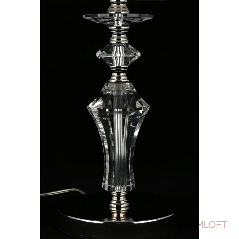 Настольная лампа декоративная Aployt Jula APL.707.04.01 Цвет арматуры хром Цвет плафонов белый от ImperiumLoft