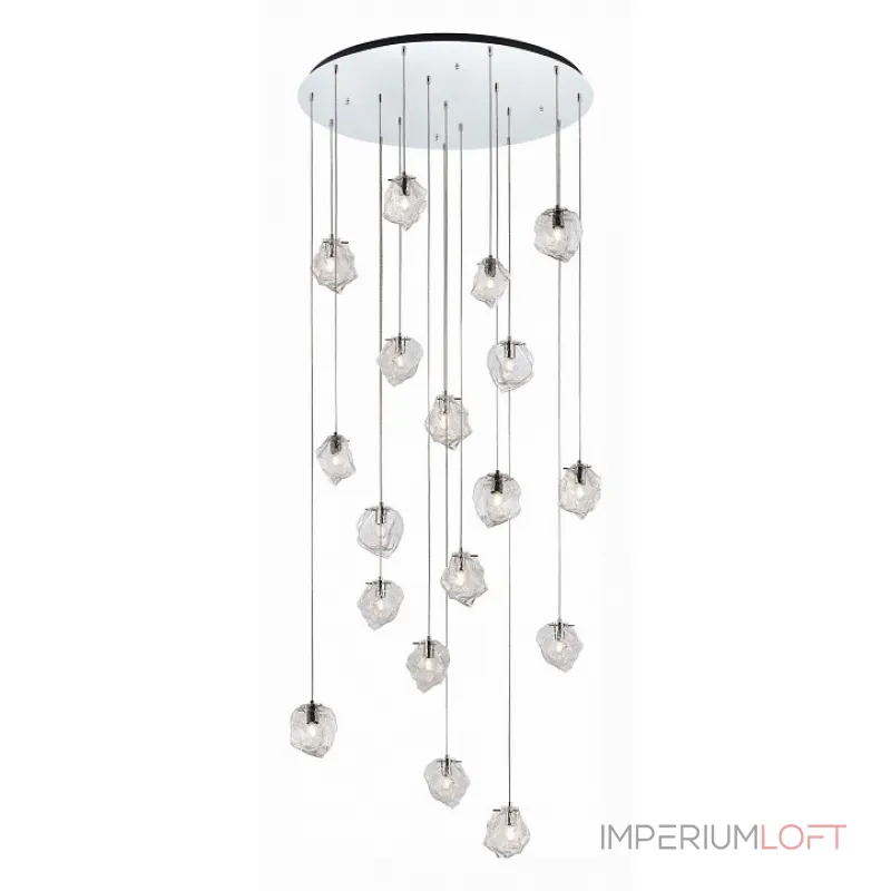 Подвесная люстра ST-Luce Portici SL1175.103.18 Цвет арматуры серый Цвет плафонов неокрашенный от ImperiumLoft Подвесная люстра ST-Luce Portici SL1175.103.18 Цвет арматуры серый Цвет плафонов неокрашенный от ImperiumLoft