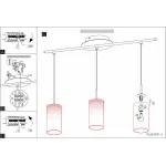 Подвесной светильник Eglo ПРОМО Troy 3 85978 