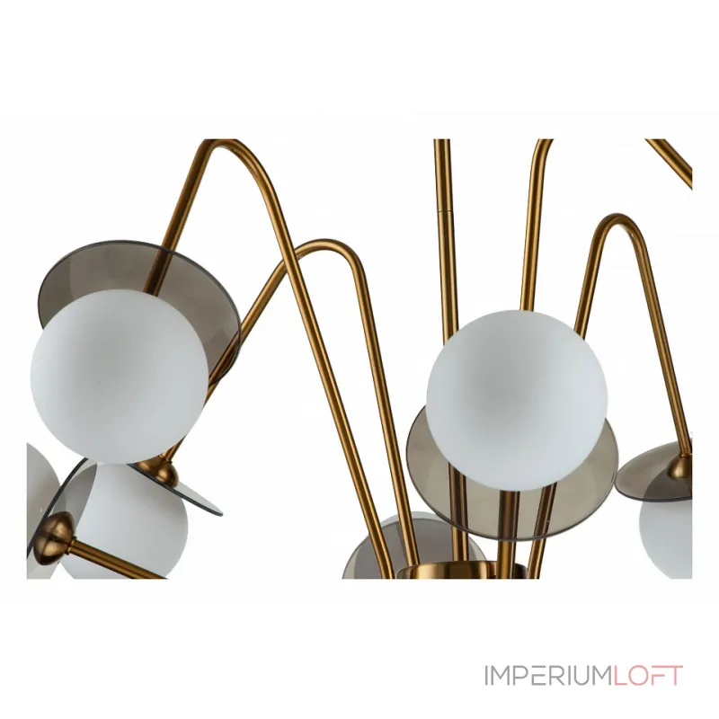 Люстра на штанге Indigo Jazz 11020/8R Brass