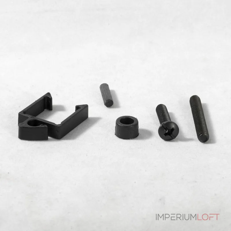 Торшер с полкой LGO Woodruff LSP-0333 Цвет арматуры черный Цвет плафонов кремовый от ImperiumLoft