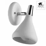 Спот Arte Lamp Ciclone A9154AP-1WH Цвет арматуры хром Цвет плафонов белый от ImperiumLoft
