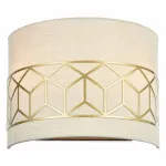 Накладной светильник Maytoni Messina H223-WL-02-G Цвет арматуры золото Цвет плафонов кремовый от ImperiumLoft