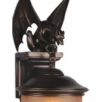 Светильник на штанге Favourite Guards 1338-1W Цвет арматуры бронза Цвет плафонов кремовый от ImperiumLoft