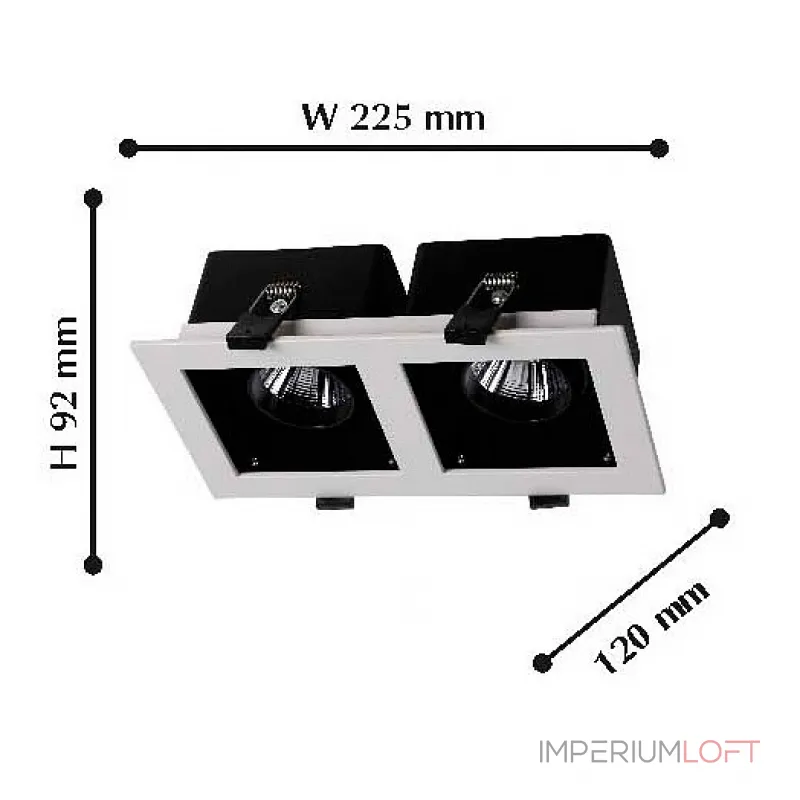 Встраиваемый светильник Favourite Flashled 1988-2C от ImperiumLoft