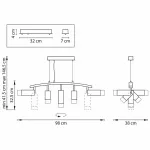 Подвесной светильник Lightstar Rullo LR7353728631 от ImperiumLoft
