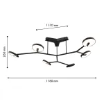 Потолочная люстра Favourite Paritet 4401-6C