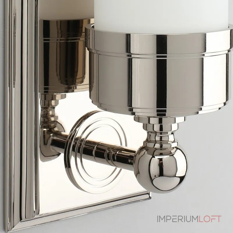 Бра Aployt Rin APL.804.11.01 Цвет арматуры никель Цвет плафонов белый от ImperiumLoft