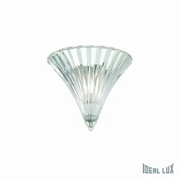 Накладной светильник Ideal Lux Santa SANTA AP1 SMALL TRASPARENTE Цвет арматуры хром Цвет плафонов прозрачный Накладной светильник Ideal Lux Santa SANTA AP1 SMALL TRASPARENTE Цвет арматуры хром Цвет плафонов прозрачный