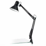 Настольная лампа офисная Eglo ПРОМО Firmo 90873 Цвет арматуры черный Цвет плафонов черный от ImperiumLoft