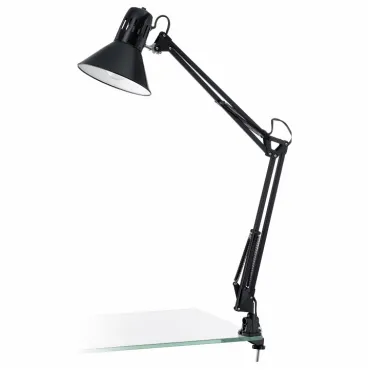 Настольная лампа офисная Eglo ПРОМО Firmo 90873 Цвет арматуры черный Цвет плафонов черный