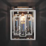 Накладной светильник Bogate's Cella 312/1 Strotskis Цвет арматуры хром Цвет плафонов прозрачный от ImperiumLoft