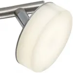 Спот TopLight Penelope TL1237Y-03SN Цвет арматуры никель Цвет плафонов белый от ImperiumLoft