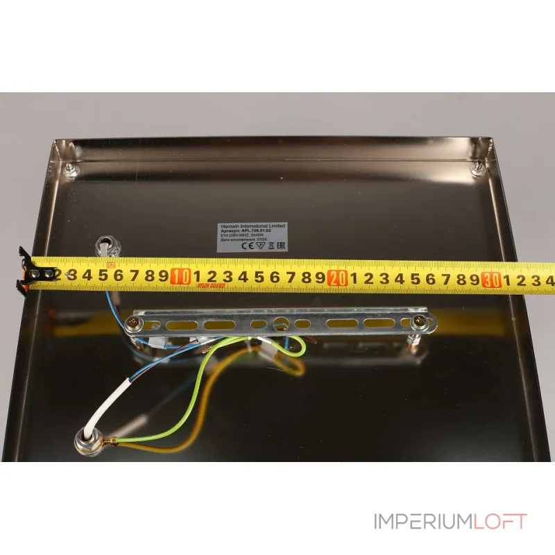 Накладной светильник Aployt Joanna APL.726.01.02 Цвет арматуры никель Цвет плафонов прозрачный от ImperiumLoft