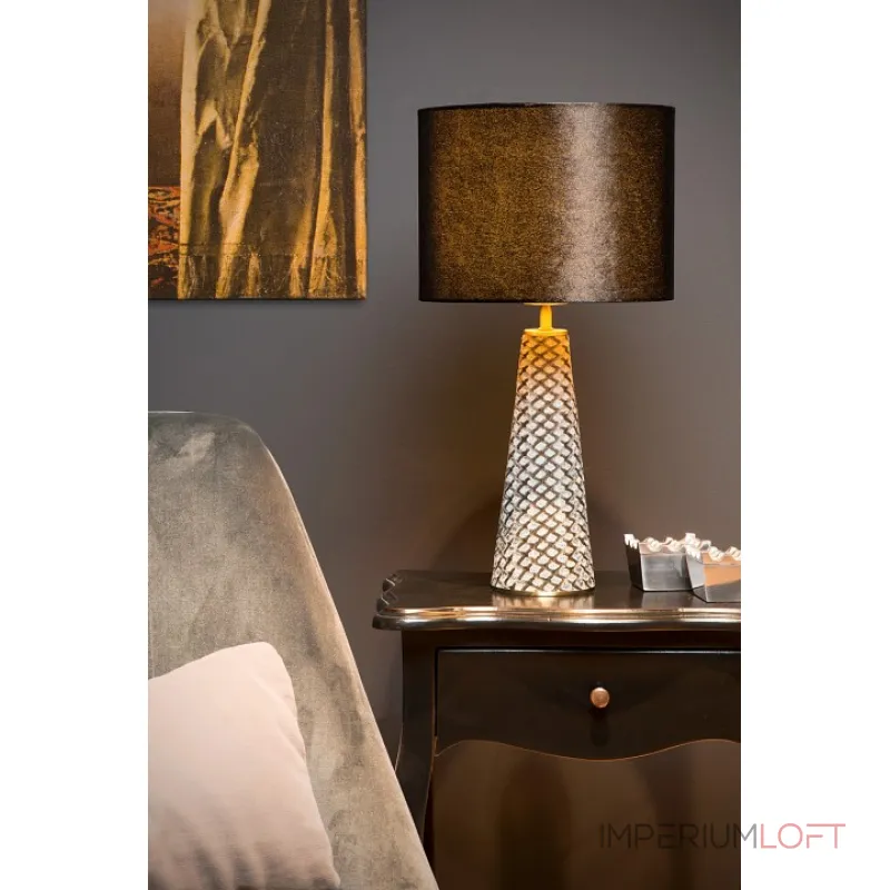 Настольная лампа декоративная Lucide Extravaganza Velvet 10501/81/30 Цвет плафонов черный Цвет арматуры серый от ImperiumLoft Настольная лампа декоративная Lucide Extravaganza Velvet 10501/81/30 Цвет плафонов черный Цвет арматуры серый от ImperiumLoft