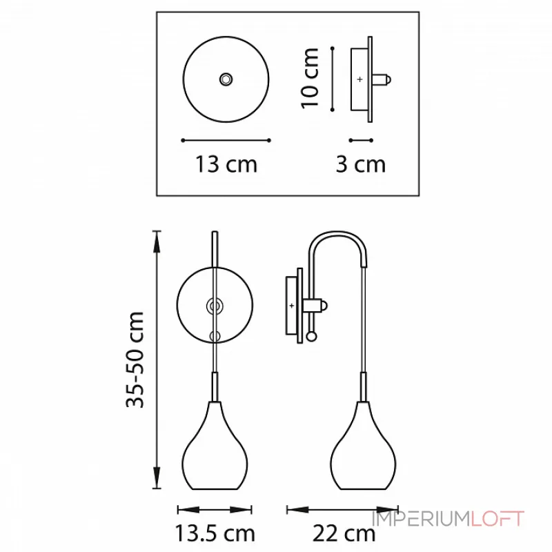 Бра Lightstar Pentola 803537 Цвет арматуры хром Цвет плафонов серый от ImperiumLoft Бра Lightstar Pentola 803537 Цвет арматуры хром Цвет плафонов серый от ImperiumLoft