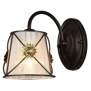 Бра Arte Lamp Fortuna A5495AP-1BR Цвет арматуры золото Цвет плафонов белый Бра Arte Lamp Fortuna A5495AP-1BR Цвет арматуры золото Цвет плафонов белый