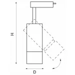 Светильник на штанге Lightstar Volta 229137 Цвет плафонов черный от ImperiumLoft