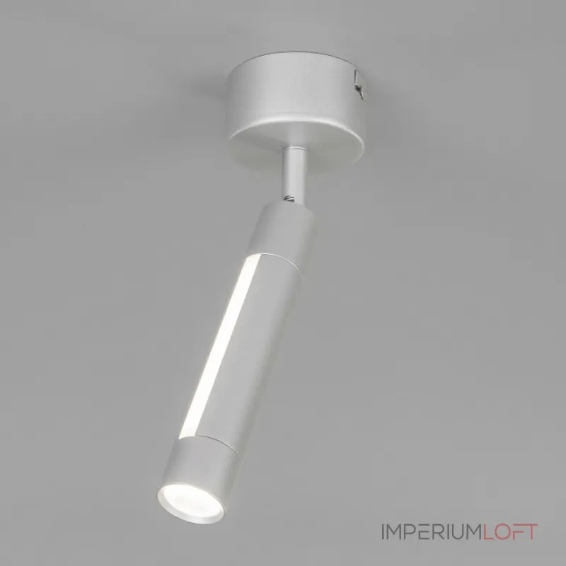 Спот Eurosvet Strong 20084/1 LED серебро Цвет арматуры серебро Цвет плафонов серебро от ImperiumLoft
