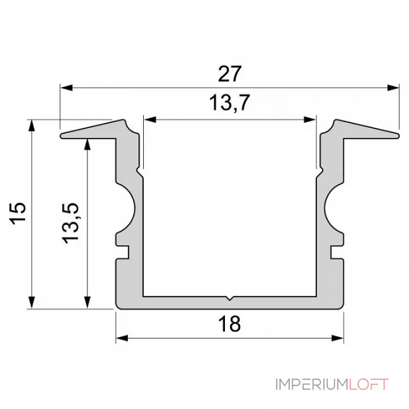 Профиль встраиваемый Deko-Light ET-02-12 975148 Цвет арматуры серебро от ImperiumLoft Профиль встраиваемый Deko-Light ET-02-12 975148 Цвет арматуры серебро от ImperiumLoft