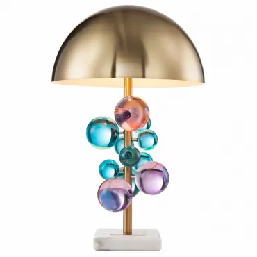 Настольная лампа декоративная Lucia Tucci Tous TOUS T1690.1 Цвет плафонов золото Цвет арматуры разноцветный