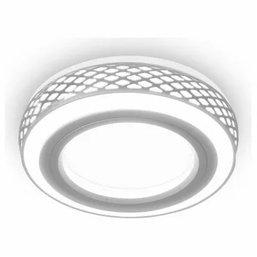 Встраиваемый светильник Gauss BL142P Цвет арматуры хром Цвет плафонов белый Встраиваемый светильник Gauss BL142P Цвет арматуры хром Цвет плафонов белый