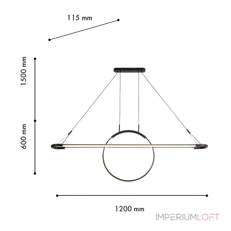 Подвесная люстра Favourite Spillet 4587-12P от ImperiumLoft