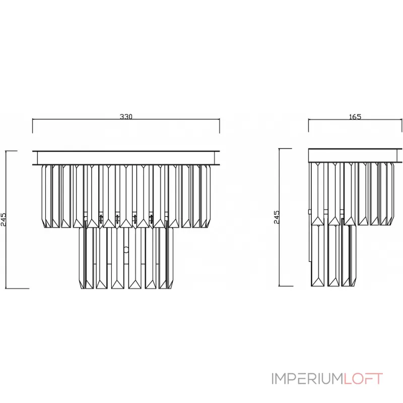Накладной светильник Maytoni Revero MOD085WL-01BS от ImperiumLoft