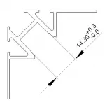 Профиль накладной  Deko-Light 975371 от ImperiumLoft