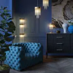 Настольная лампа декоративная Odeon Light York 4788/2T Цвет плафонов прозрачный Цвет арматуры золото от ImperiumLoft