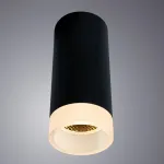 Накладной светильник Arte Lamp Ogma A5556PL-1BK Цвет арматуры Черный Цвет плафонов Белый от ImperiumLoft