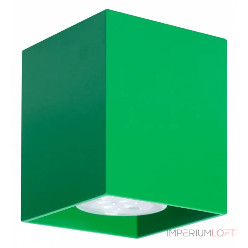Накладной светильник TopDecor Tubo 8 SQ Tubo8 SQ P1 31 Цвет арматуры зеленый от ImperiumLoft Накладной светильник TopDecor Tubo 8 SQ Tubo8 SQ P1 31 Цвет арматуры зеленый от ImperiumLoft