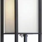 Торшер с полкой LGO Woodruff LSP-0333 Цвет арматуры черный Цвет плафонов кремовый от ImperiumLoft