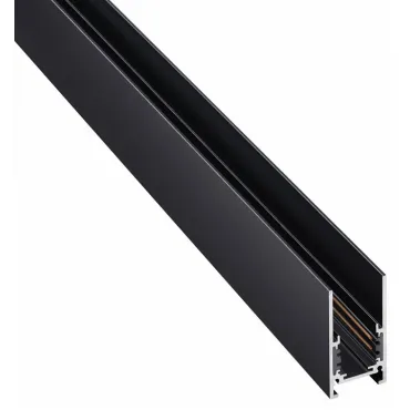 Трек встраиваемый [1 м] Novotech Flum 135091 Цвет арматуры черный