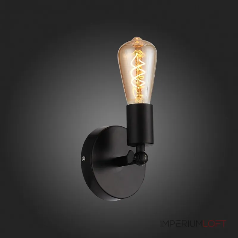 Бра EVOLUCE Ano SL419.401.01 Цвет арматуры черный Цвет плафонов белый от ImperiumLoft